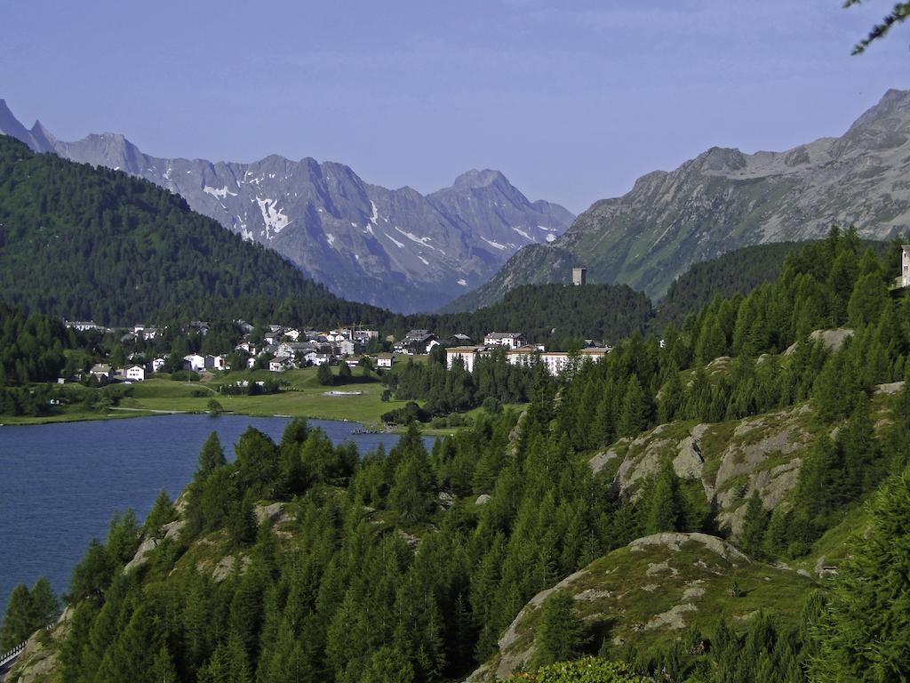 Hotel Poestli Maloja Buitenkant foto
